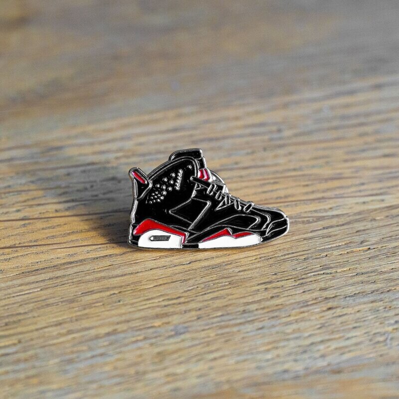 Air Jordan 6 Bred Pin