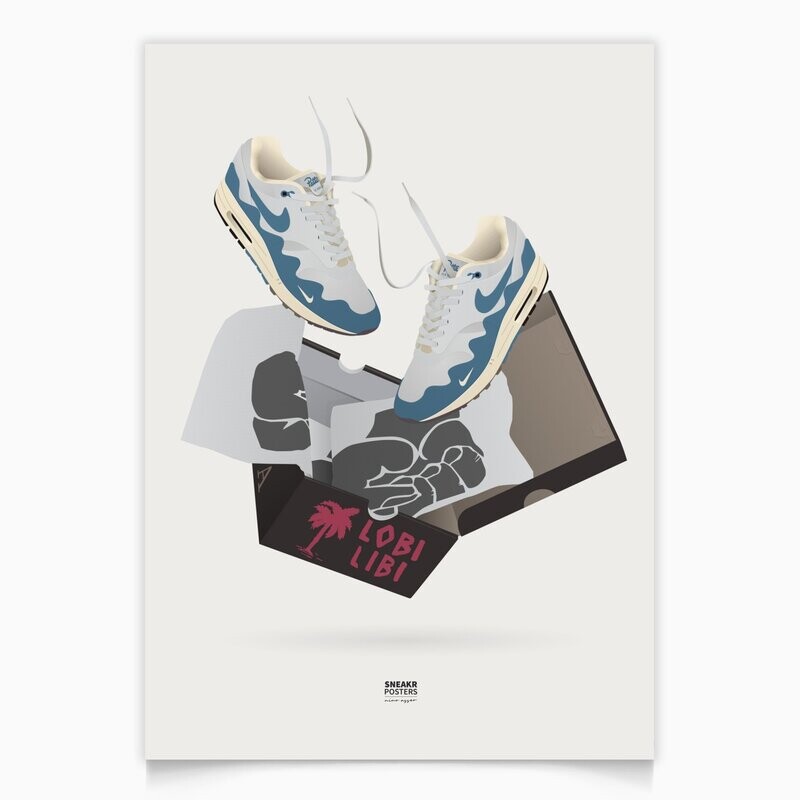 Patta x Nike Air Max 1 Noise Aqua Air
