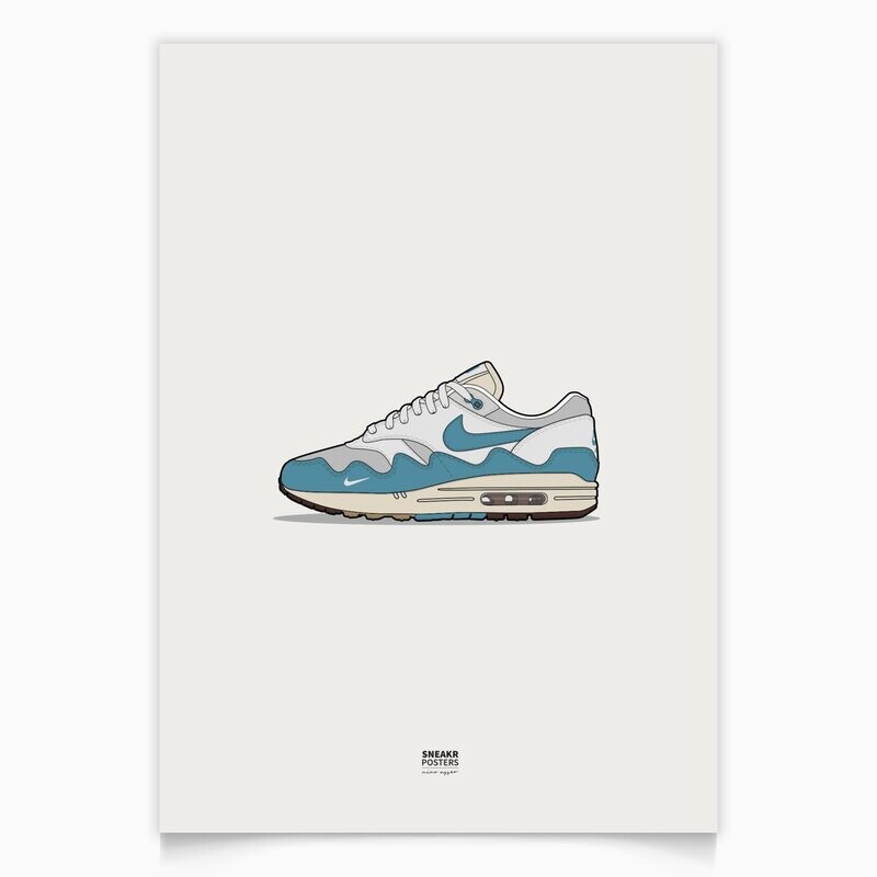 Patta x Nike Air Max 1 Noise Aqua