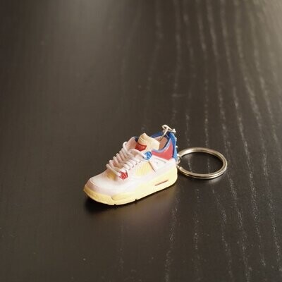 SNEAKR Keychain AJ4 Union Guava Ice