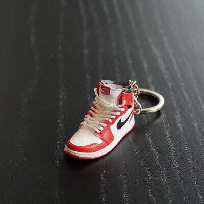 SNEAKR Keychain Air Jordan 1 Chicago White lace