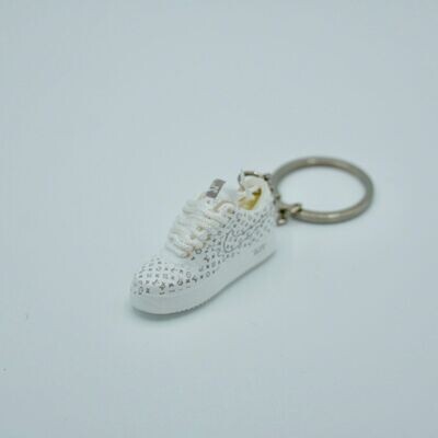 SNEAKR Keychain Louis Vuitton Nike Air Force 1 Low white