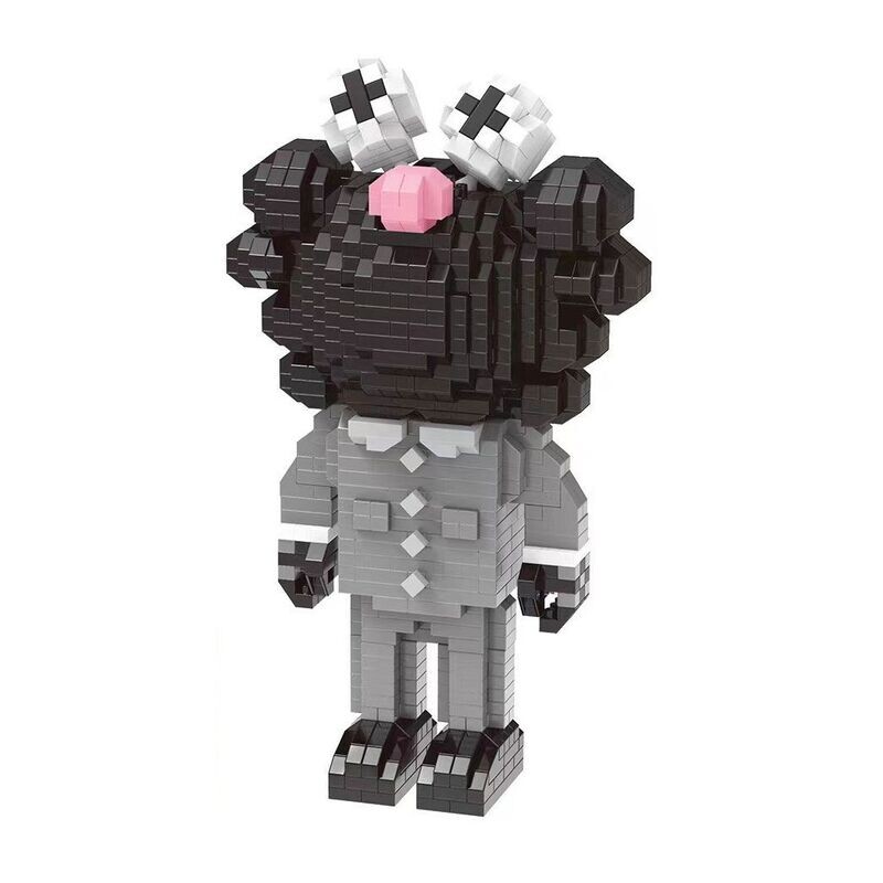 SNEAKR KAWS BRICK TOY ELMO BLACK SUIT