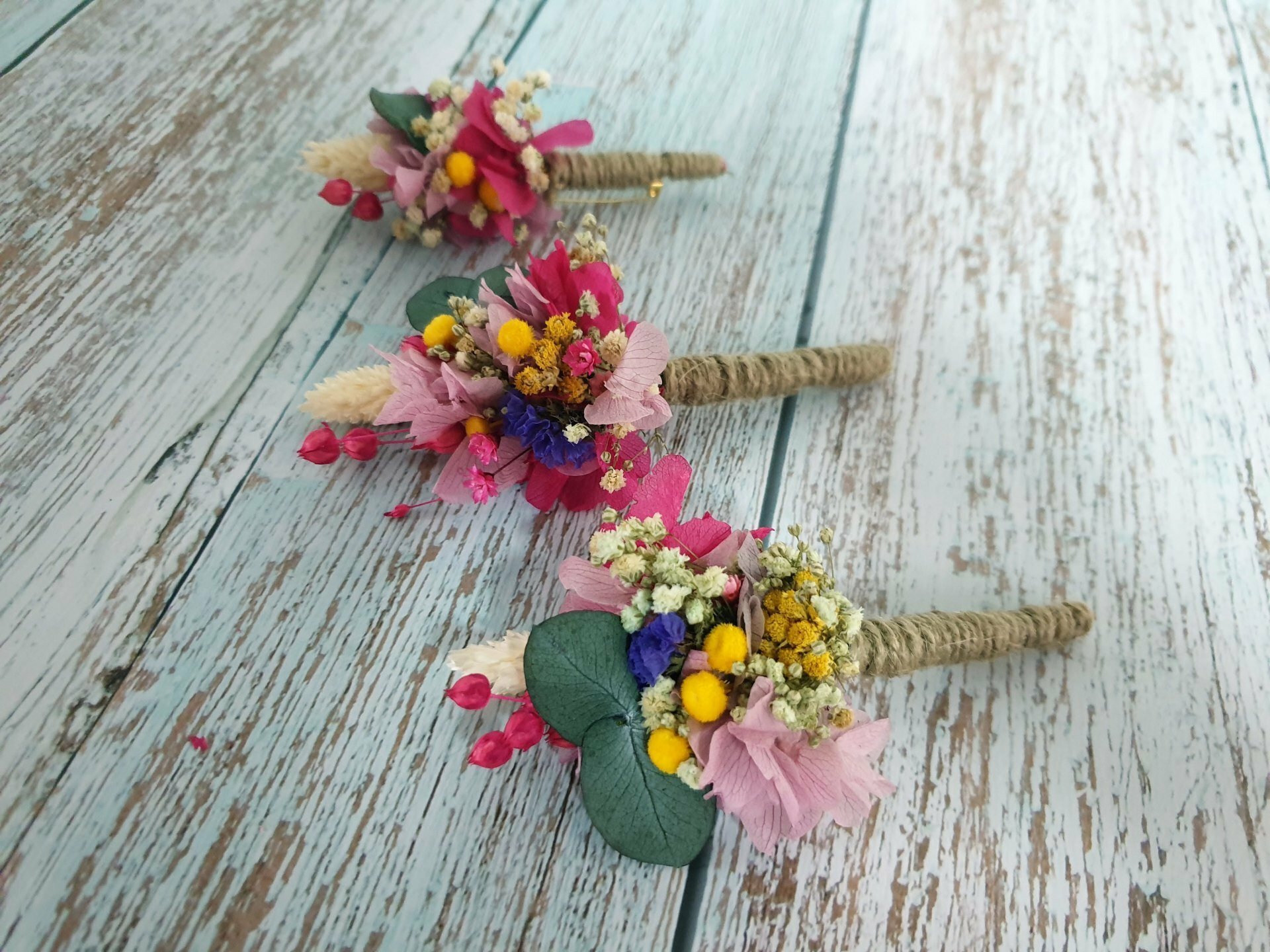 Ramo novia flores preservadas novia buganvilla y tonos malva