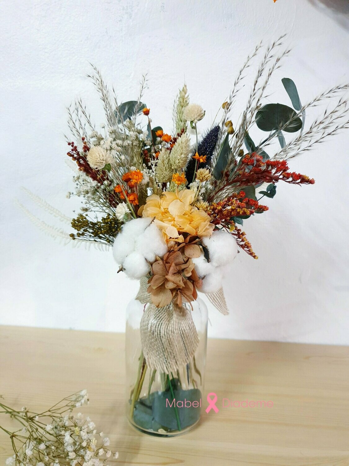 Ramito silvestre flores preservadas centros de flores decoración del hogar