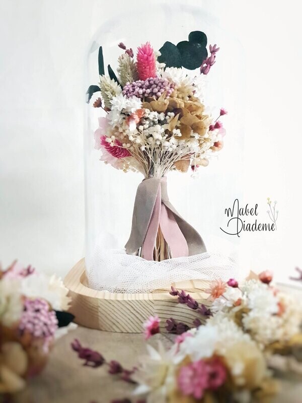 Cúpulas de cristal ramo réplica