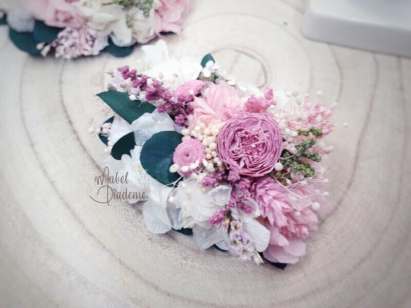 Pulsera de flores preservadas damas de honor, arras