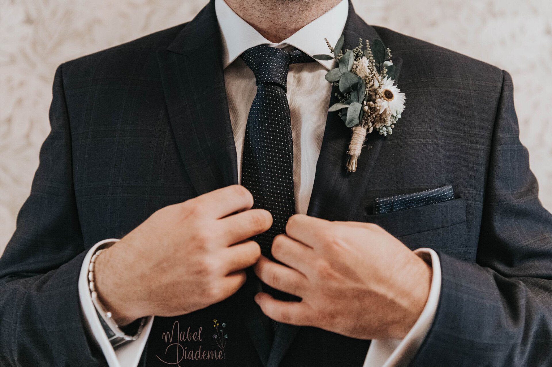 Ramo de novia silvestre eucalipto verde mint