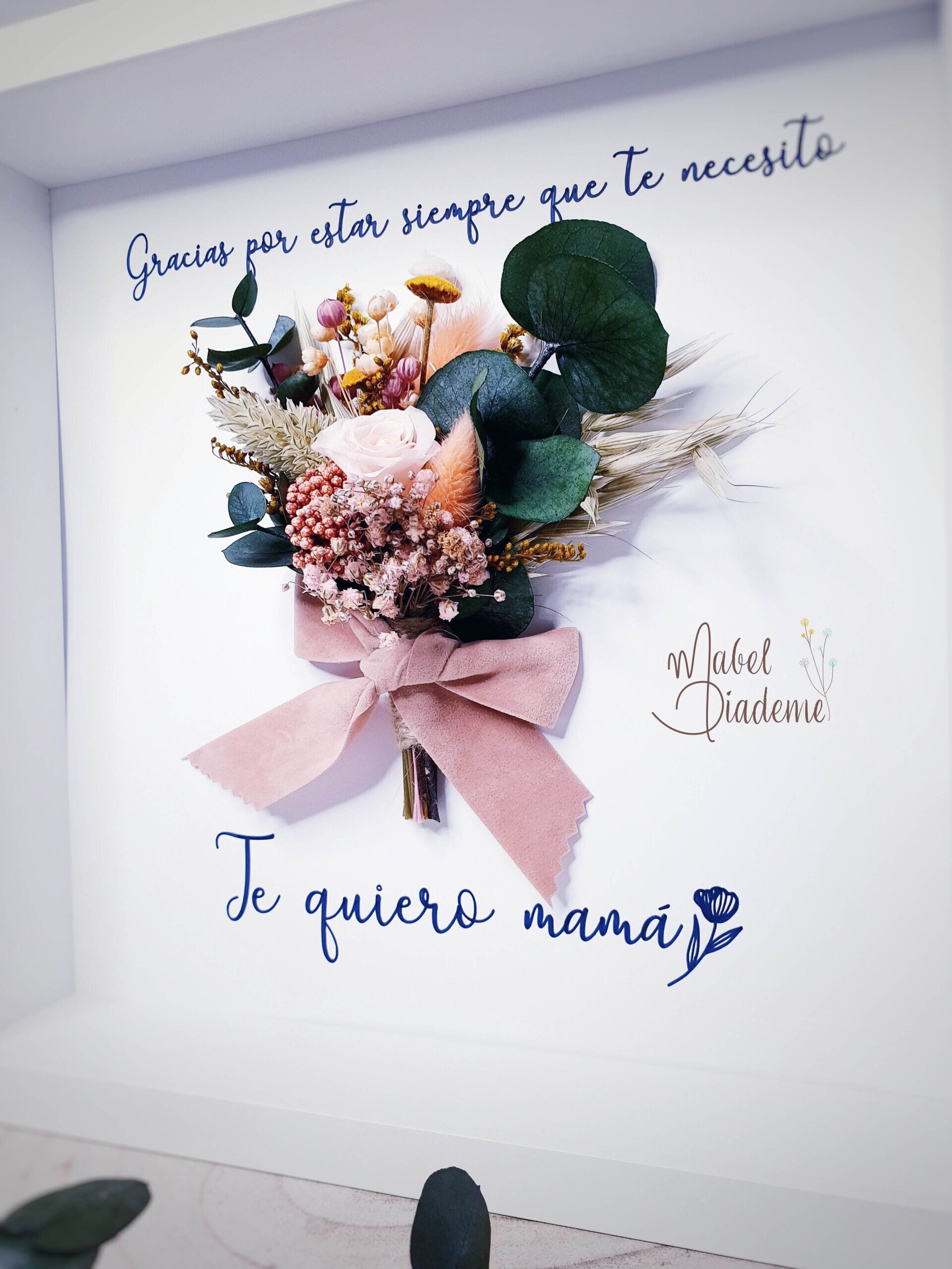 Cuadro Personalizado con Flores Preservadas regalos bonitos