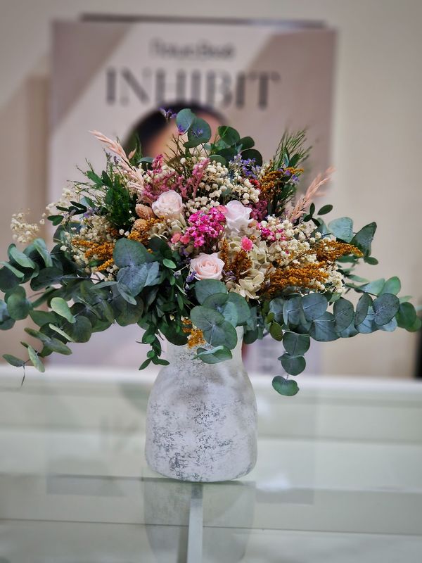 Centros de flores preservadas