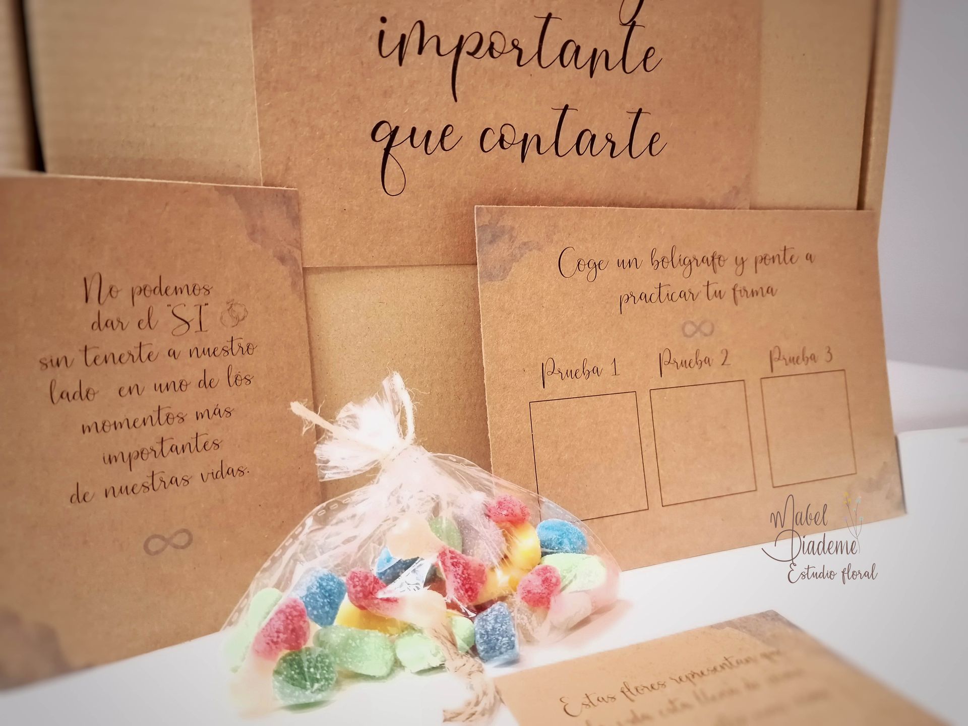 ​Regalos bonitos para bodas marco puzzle una forma original de pedir que sea tu testigo de boda.