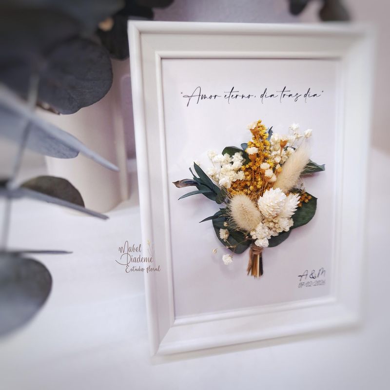 Cuadro con Flores Preservadas regalos bonitos