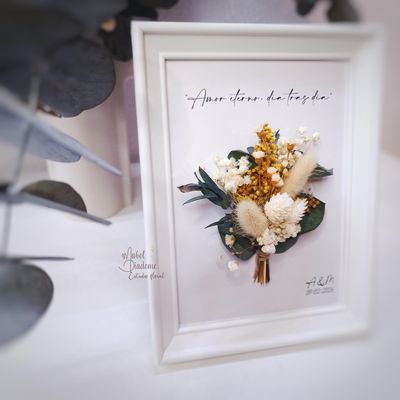 Cuadro con Flores Preservadas regalos bonitos