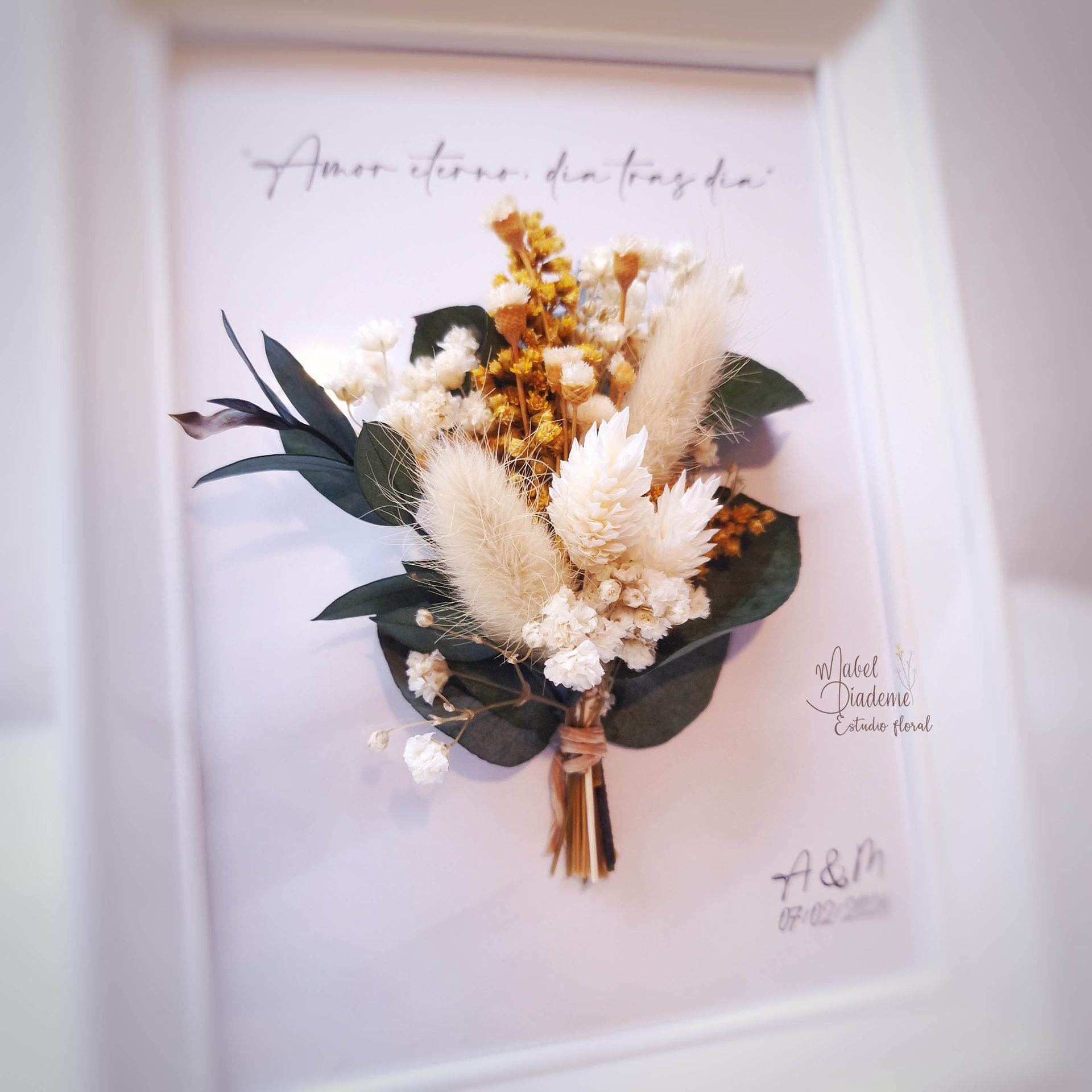 Cuadro con Flores Preservadas regalos bonitos