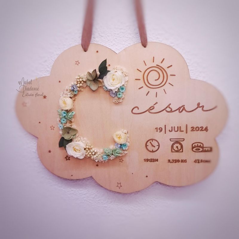 Nube Natalicio decorativa bebé regalos originales para nacimiento