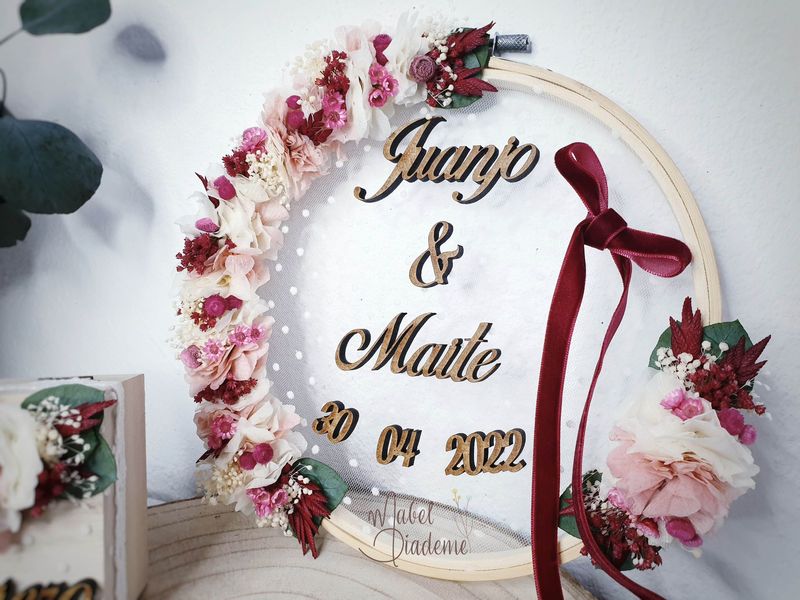 Porta Alianzas y Cajas de Arras con Flores Preservadas – Exclusividad para tu Boda