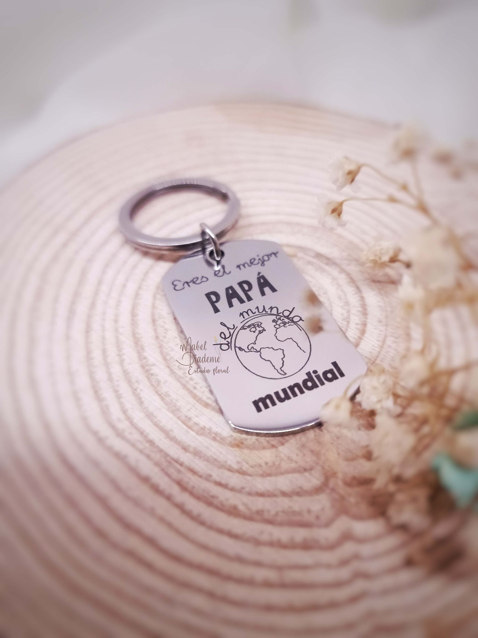 ?️ Marco de Madera Personalizado con Foto y Mensaje – Regalo Especial para el Día del Padre ?