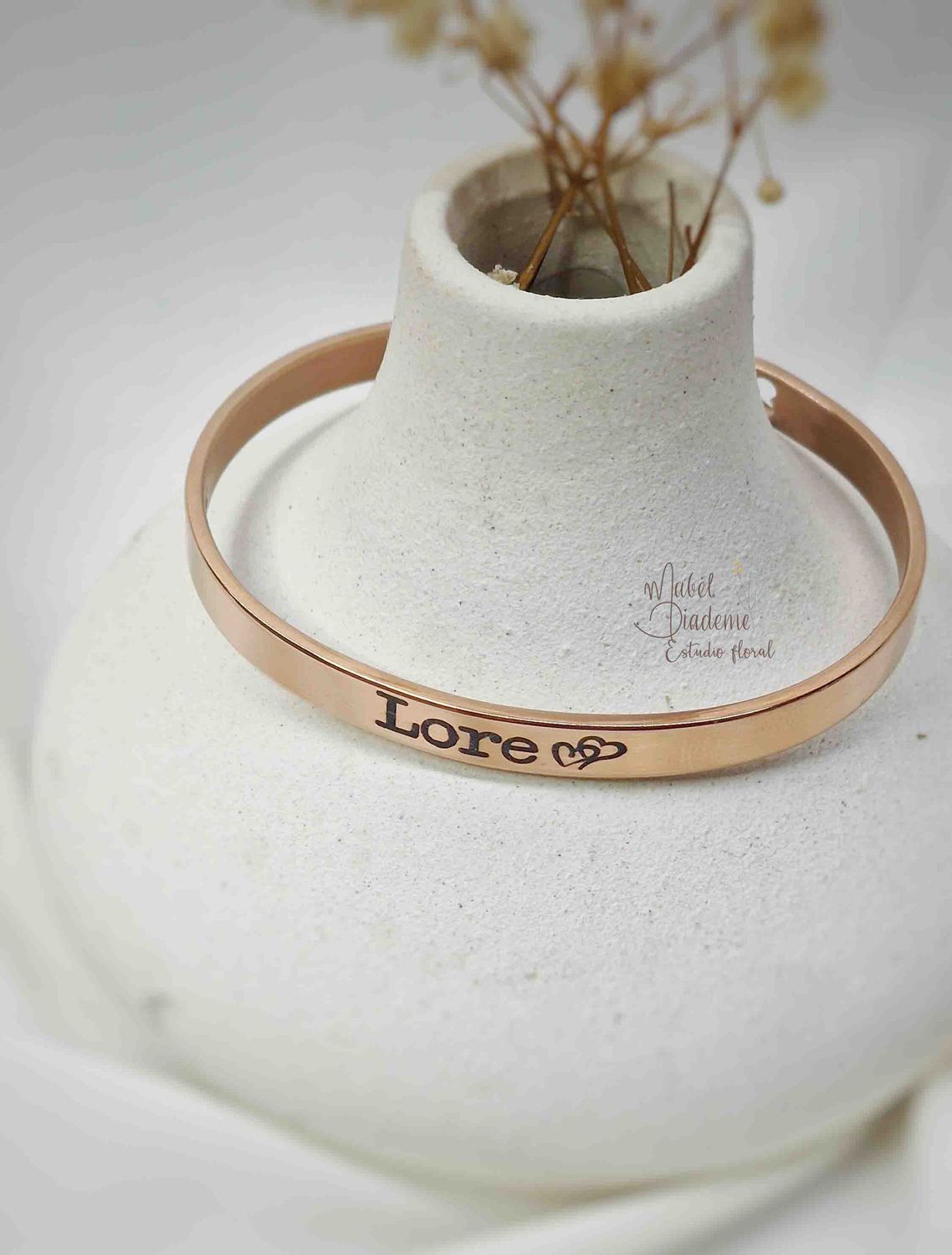 Pulsera personalizada de acero con grabado y dedicatoria – Regalo original con cajita por 19,90€