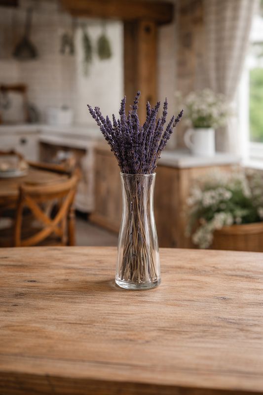 Ramo lavanda en violeta  flores preservadas