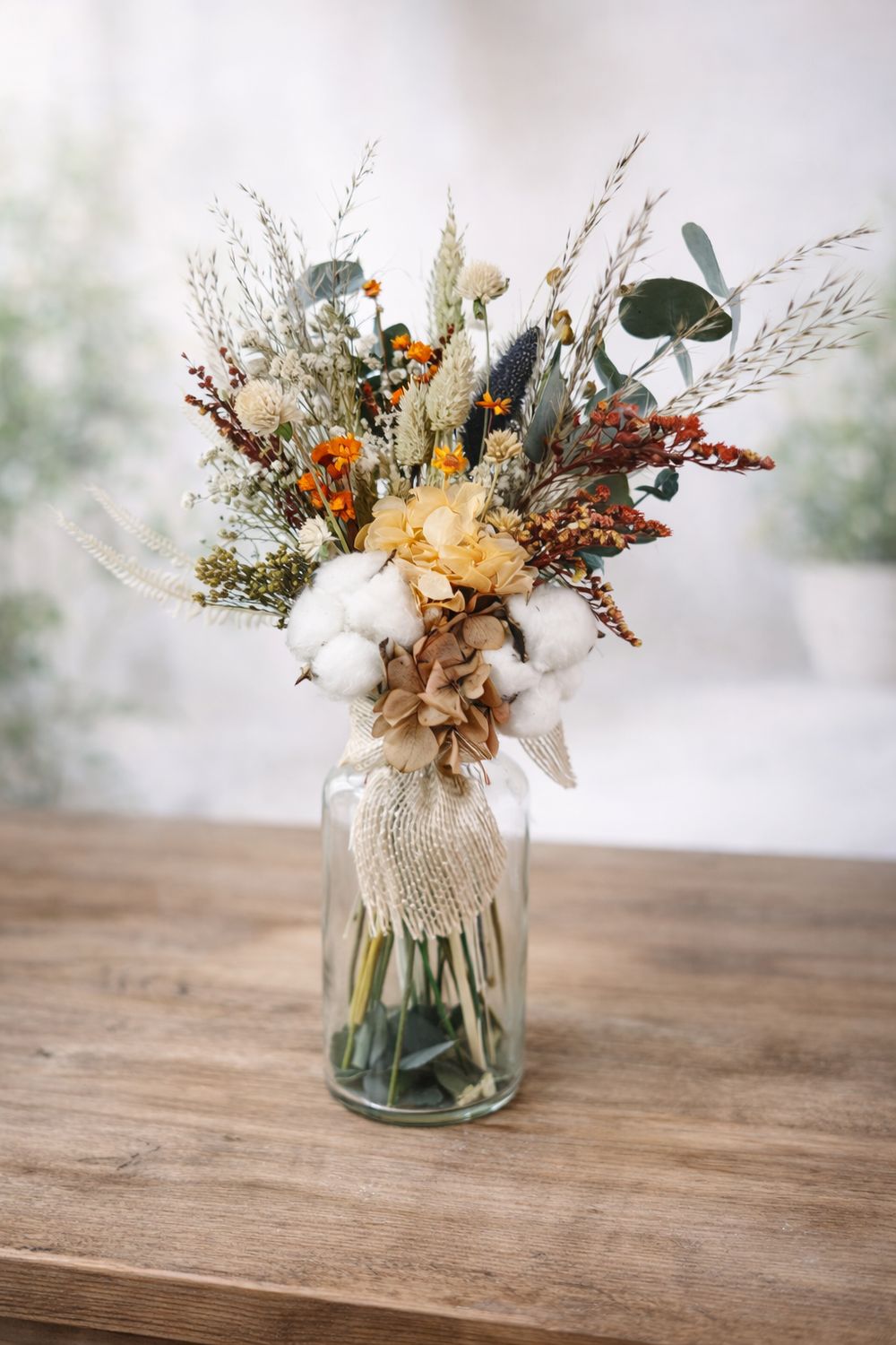 Ramito silvestre flores preservadas centros de flores decoración del hogar