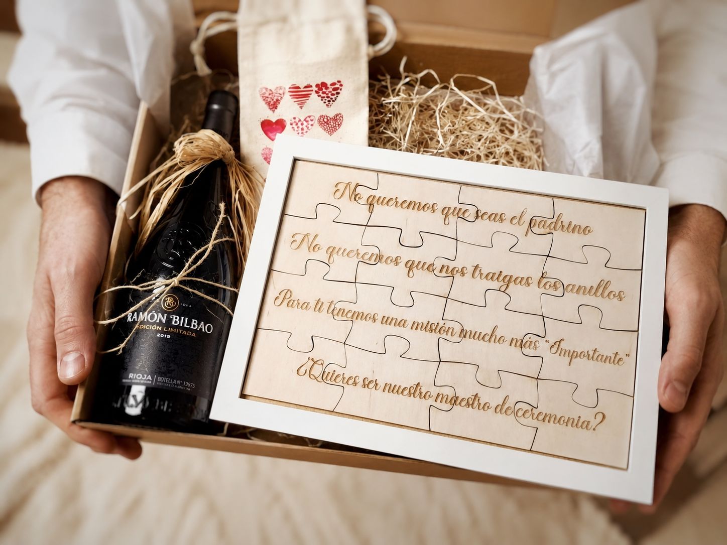 Puzzle de madera personalizado | Regalo original con frases Puzzle de madera personalizado | Regalo original con frases