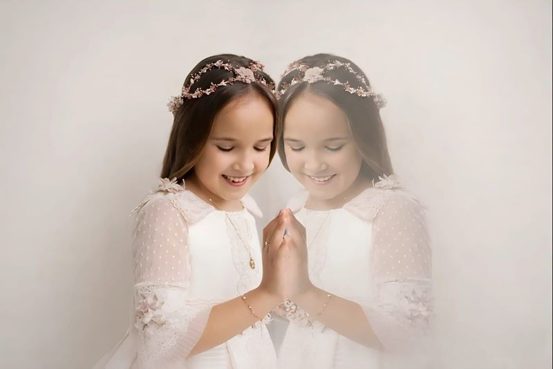 Corona de flores preservadas rosa empolvado – Corona artesanal para eventos especiales