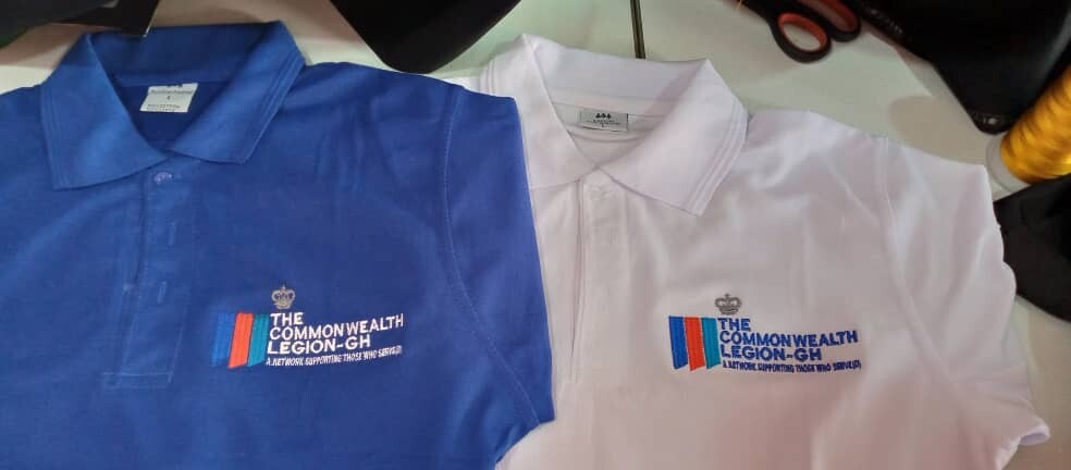 The Commonwealth Legion Embroidered logo T-Shirt - Blue