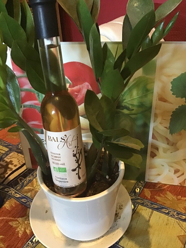 VINAIGRE BALSAMIQUE &quot;COMBAVA-GINGEMBRE&quot;