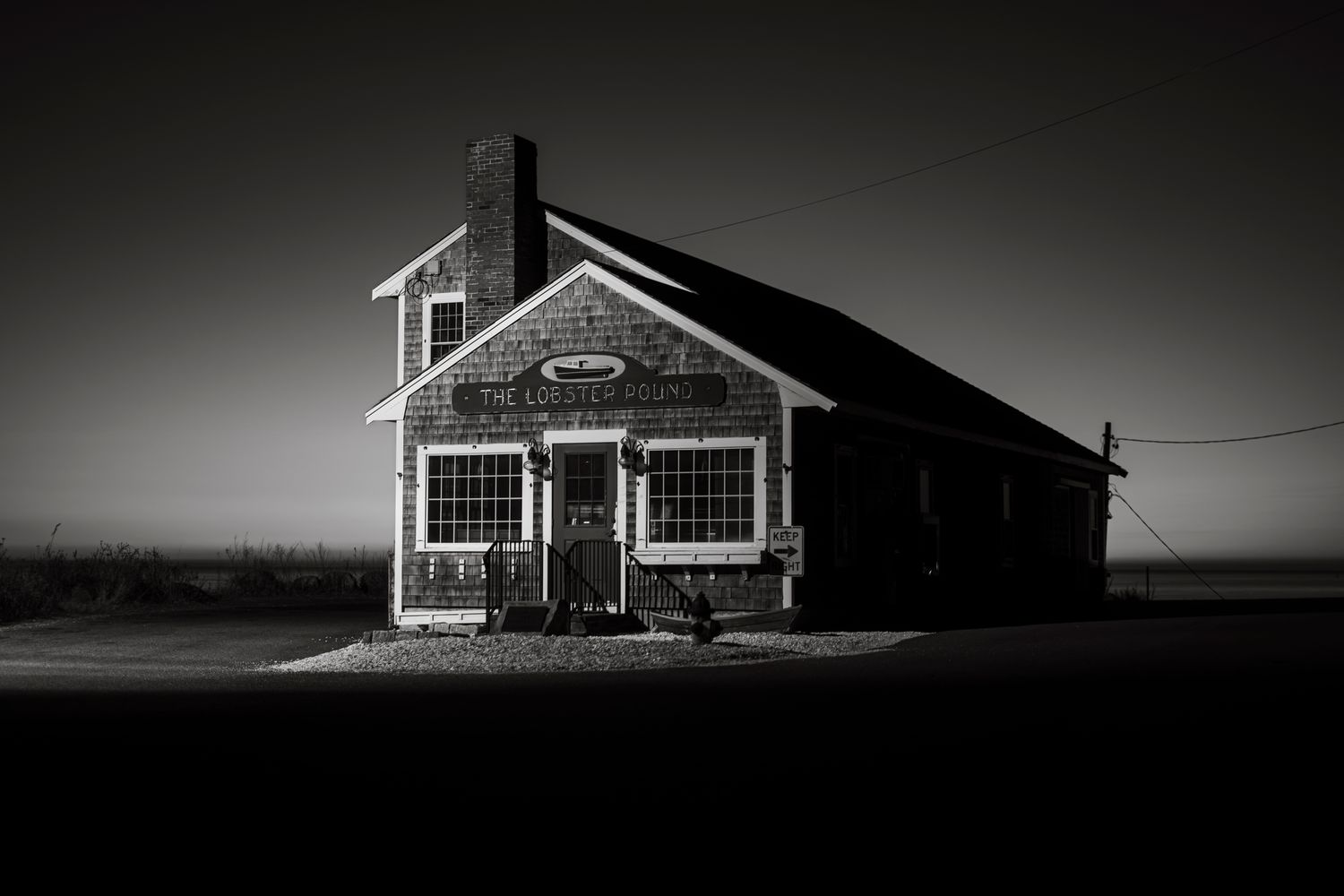 Plymouth &quot;The Lobster Pound&quot; B&amp;W
