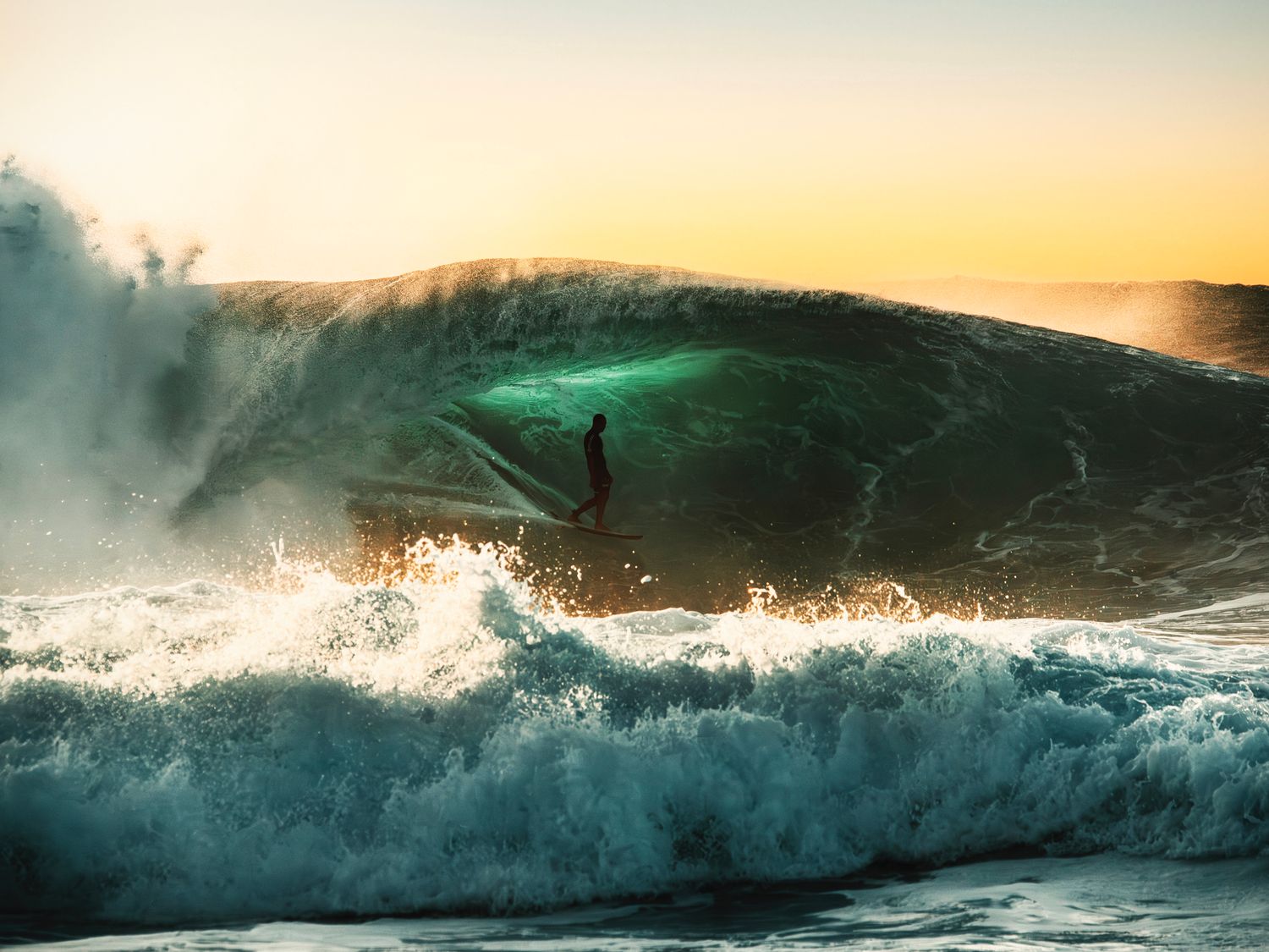 Pipeline Sunset