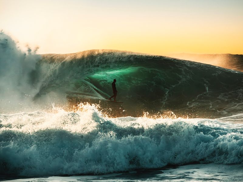 Pipeline Sunset