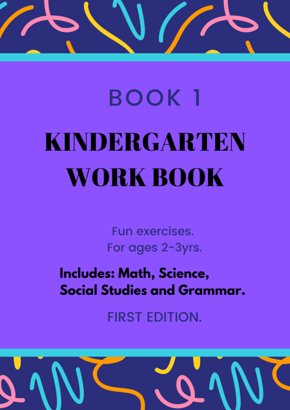 Kindergarten Workbook Book 1
