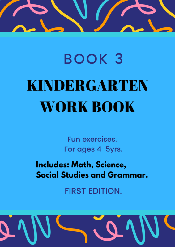Kindergarten Workbook Book 3