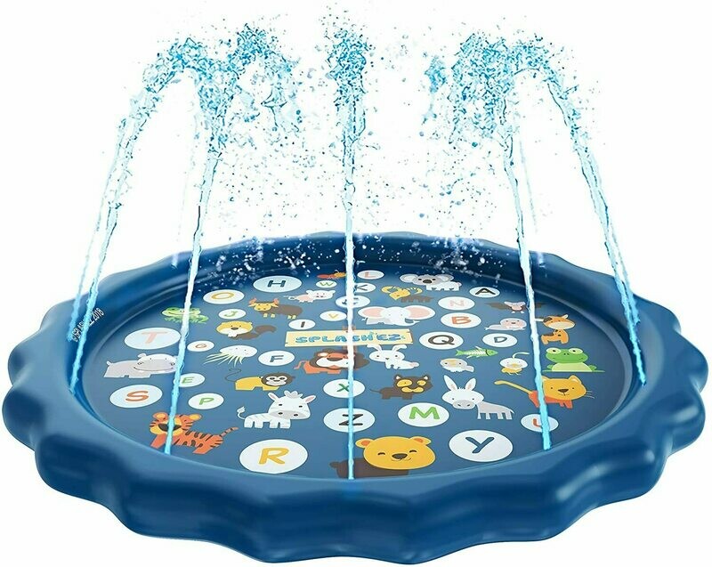 SplashEZ 3-in-1 Sprinkler for Kids, Splash Pad, and Wading Pool