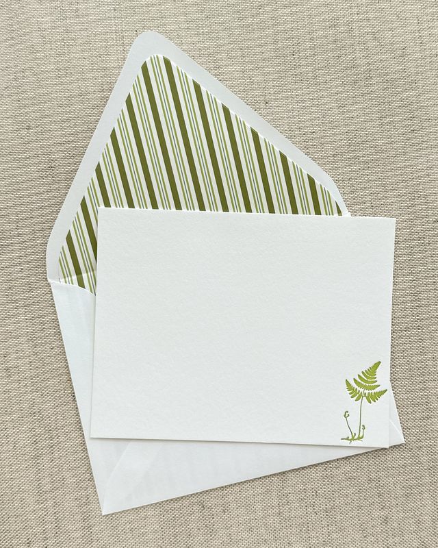 Fern Letterpress Stationery