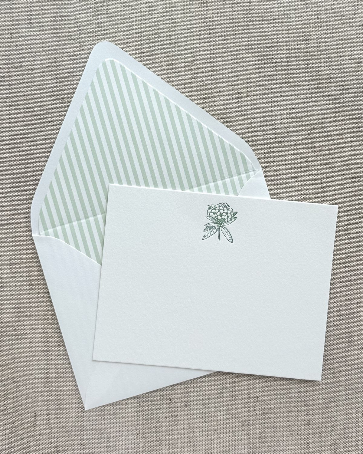 Rhododendron Letterpress Stationery