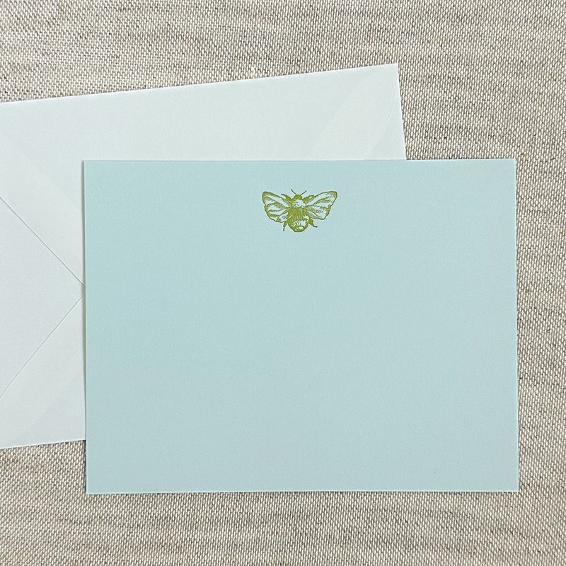 Bee Letterpress Stationery