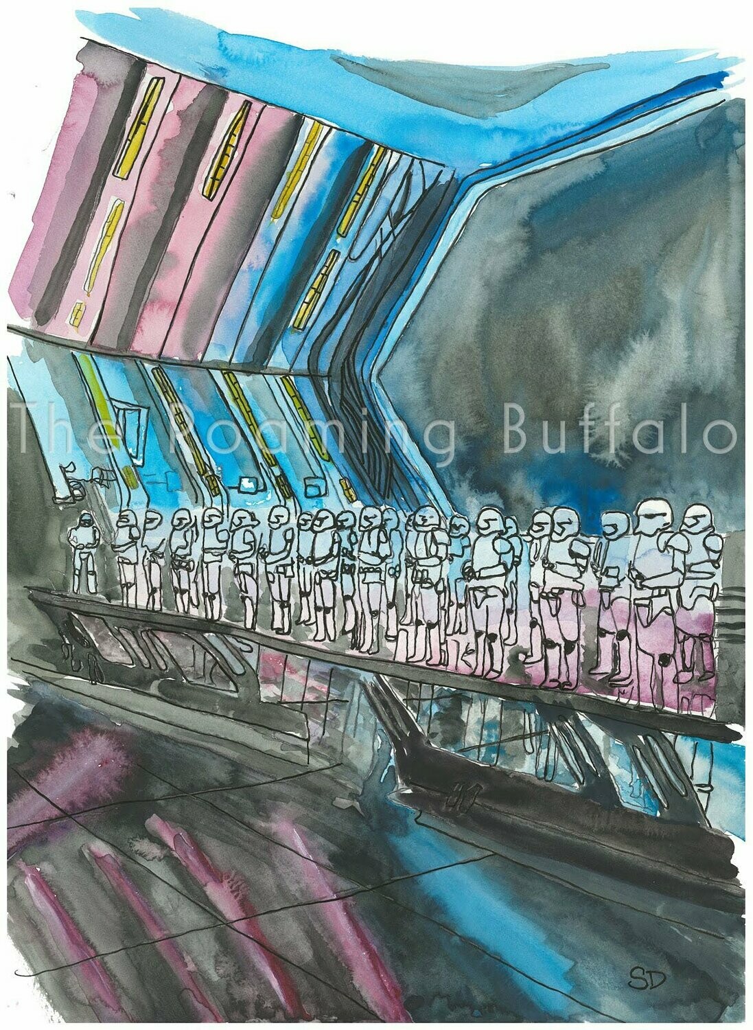 Storm Troopers, Size: 5"x7" unmatted