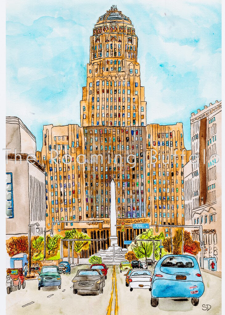 Buffalo City Hall, Size: 5"x7" unmatted