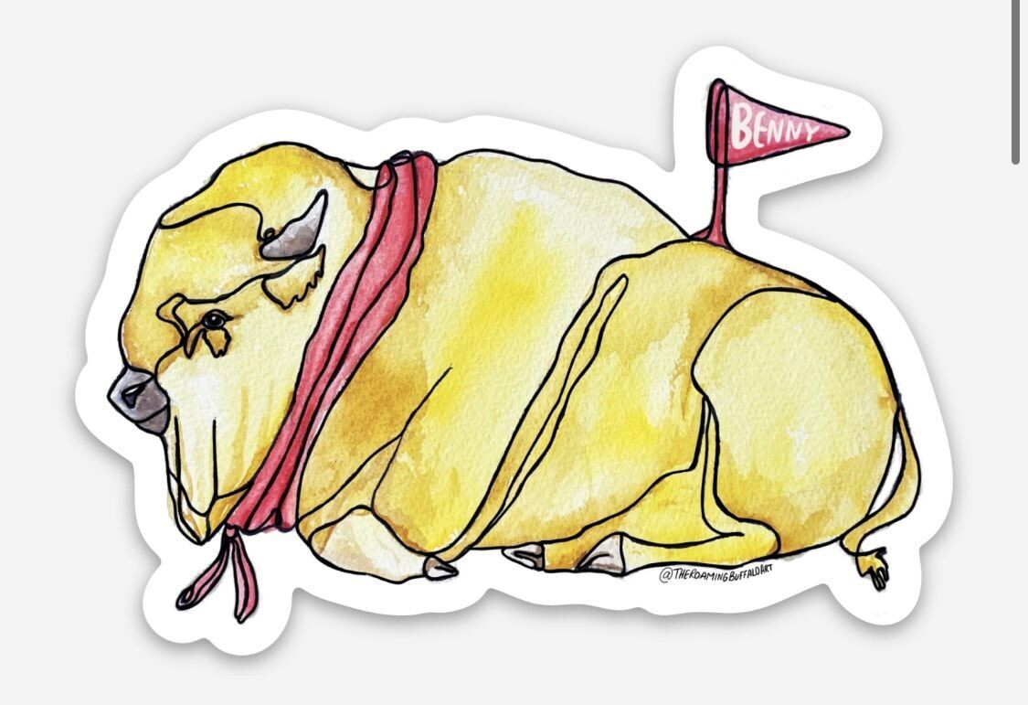 Sticker - Benny The Butter Buffalo