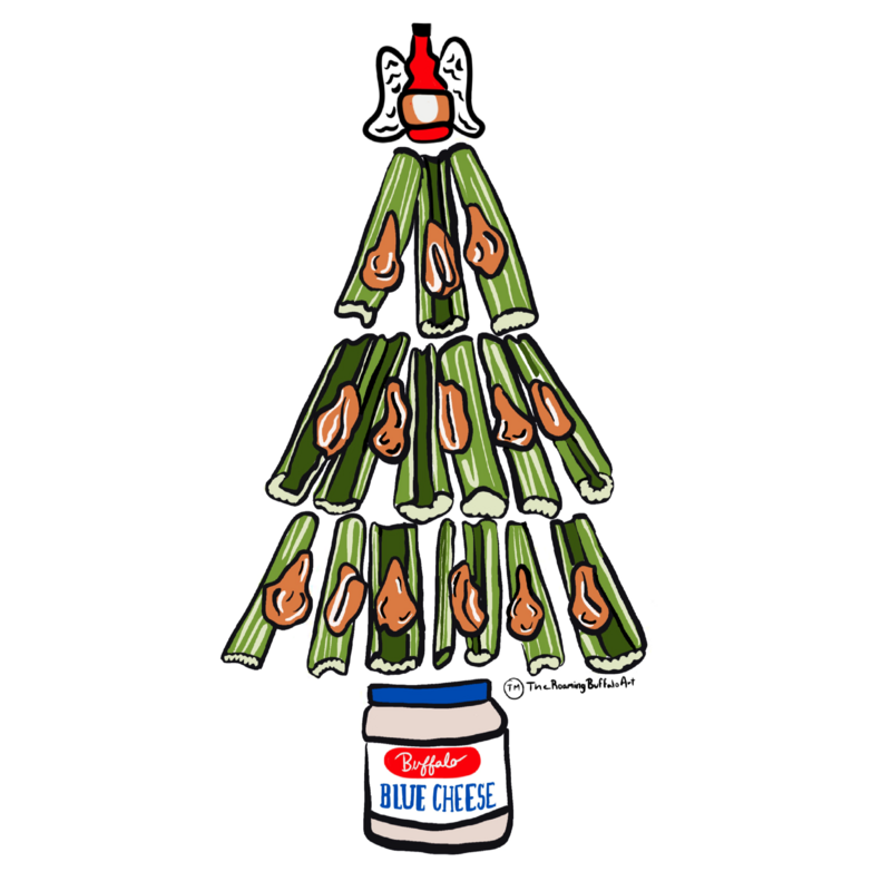 Print: Chicken Wing Tree