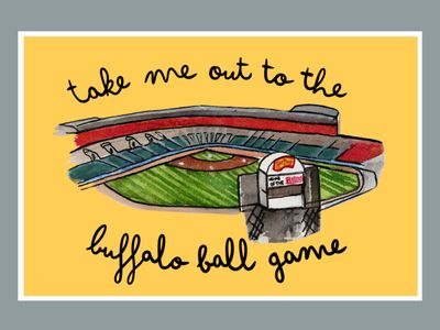 Postcard - Ball Game