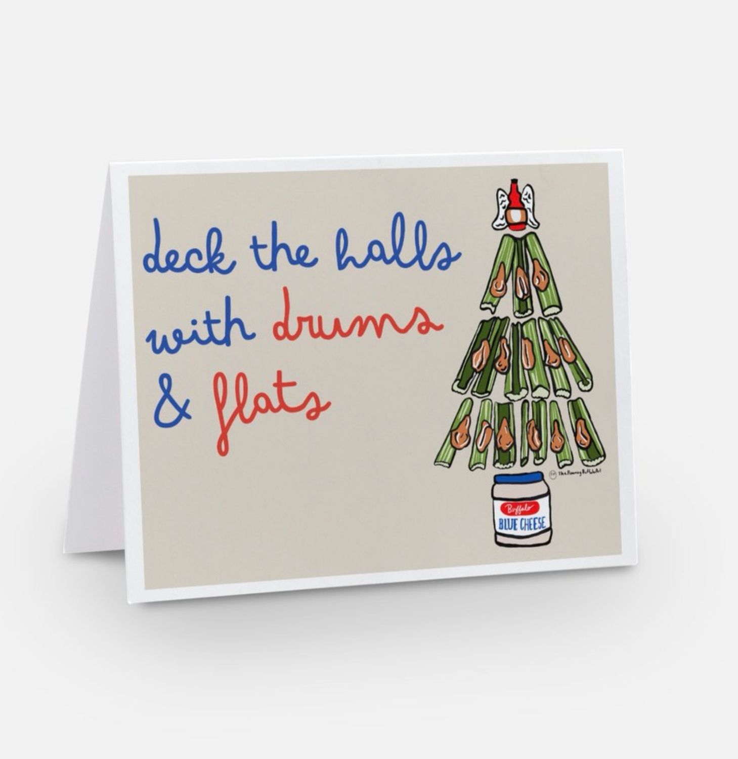 Deck The Halls With Drums & Flats Card