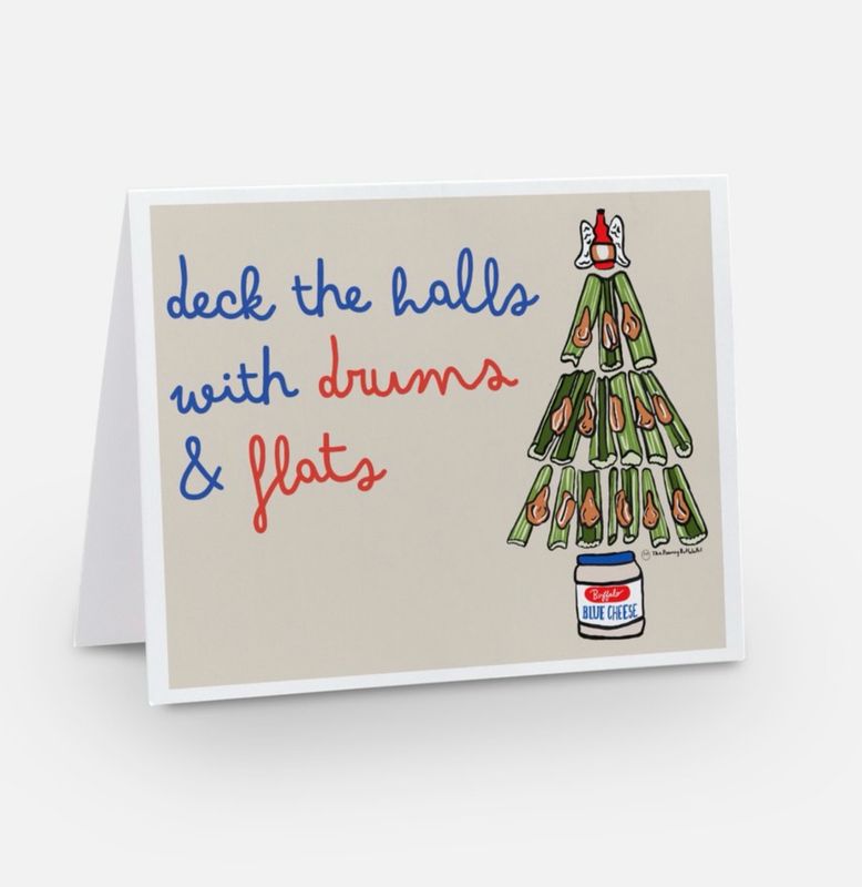 Deck The Halls With Drums & Flats Card