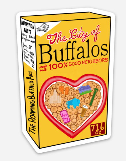 Sticker- The City of BuffalOs