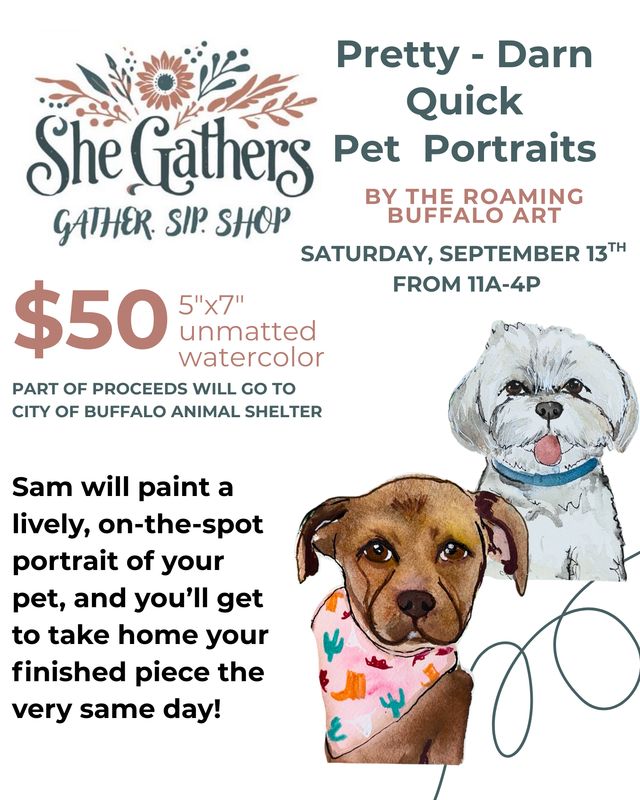 Pretty Darn Quick Pet Portraits at She Gathers!