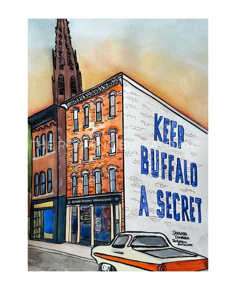 Keep Buffalo A Secret, Formerly Oxford Pennant Manufacturing Keep Buffalo A Secret, Formerly Oxford Pennant Manufacturing