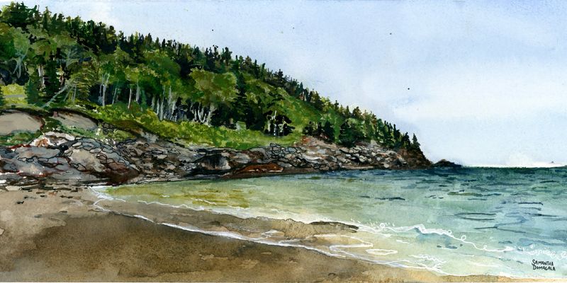 Sand Beach at Acadia Sand Beach at Acadia