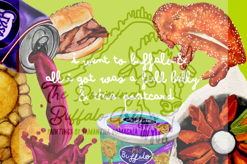 Postcard - Full Belly of Buffalo Postcard - Full Belly of Buffalo