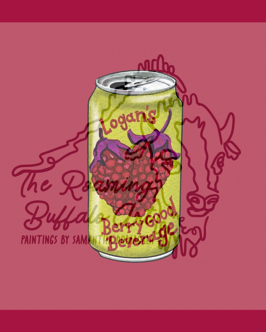 Logan's Logan's "Berry Good Beverage" Magnet